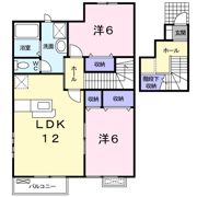ヴェルドミールBの間取り画像