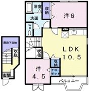 COMODO旭の間取り画像