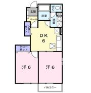 ベル ソレイユ Аの間取り画像