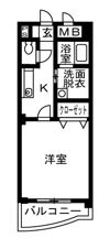 ドゥー フェリーチェの間取り画像