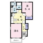 プリムローズAの間取り画像