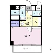 ウエルアクセス草香江の間取り画像