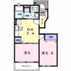 ワトク フリーデ Aの間取り画像