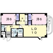 ラモーリ緑の間取り画像