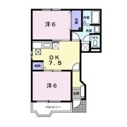 中土井ハイツの間取り画像