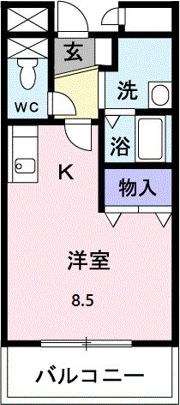 サンモールハイツAの間取り画像