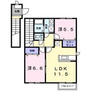 ホークフェザー11の間取り画像