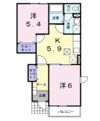 エヴァーグリーンの間取り画像