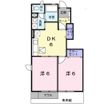 フェアージュBの間取り画像