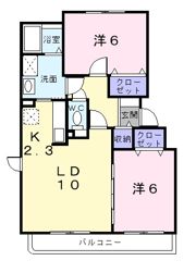 ディアコートの間取り画像