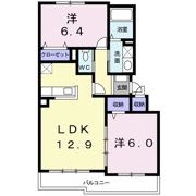 ソレアードⅡの間取り画像