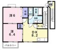 アルモニ－スクエアBの間取り画像