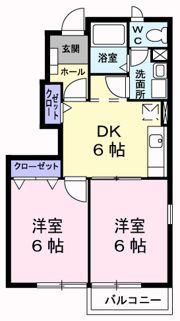 プリムヴェールの間取り画像