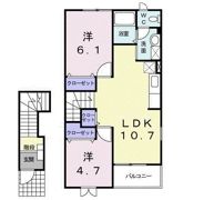 クレストールK1の間取り画像