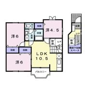第5府内プロパンの間取り画像