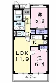 ロイヤルシティー泉南の間取り画像