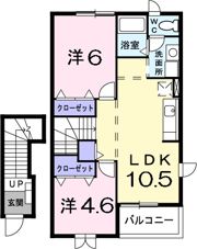 プリムローズAの間取り画像