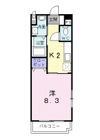 ヴィラ ルミノーソ Bの間取り画像