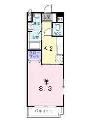 ヴィラ ルミノーソ Cの間取り画像
