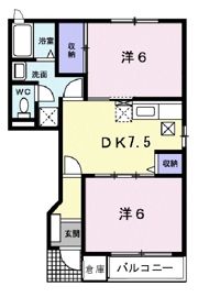 ParterreⅢの間取り画像