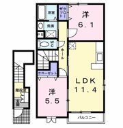 セレーノ・ソシアの間取り画像