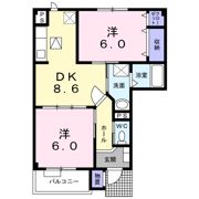 サンリットヒルズ Bの間取り画像