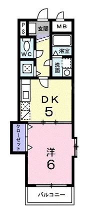 ア ラ モード アビタシオンの間取り画像