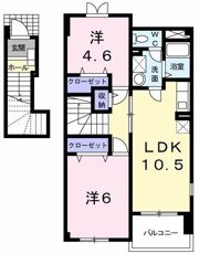 アルエット・シエルの間取り画像