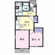 リバーサイドハイツAの間取り画像