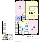 ルナガーデンCの間取り画像