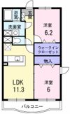 ルピナス A棟の間取り画像