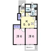 アンソレイエの間取り画像