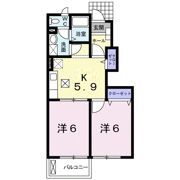 アンソレイエの間取り画像