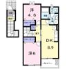アンソレイエの間取り画像