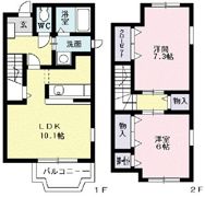 サンシャインヒルズの間取り画像