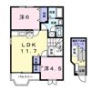 プラシ－ド・アロッジオの間取り画像