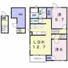 アムール・パレス Aの間取り画像