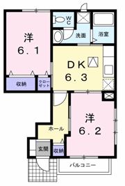 アヴァン パルク Sの間取り画像