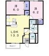 La．アルモニーCの間取り画像