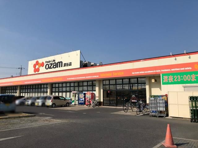 近くのスーパーＯＺＡＭまで800m（徒歩10分）