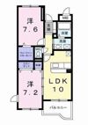 リリーハイム・Ⅱの間取り画像