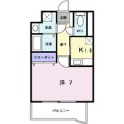 リバーサイド仲畑の間取り画像
