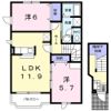 パティオ・アルバーダ A棟の間取り画像
