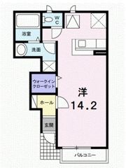 グリーンハイツ北斎院 Bの間取り画像