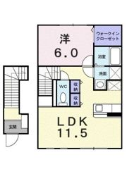 グリーンハイツ北斎院 Bの間取り画像