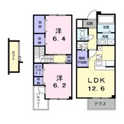 カメ－リア1番館の間取り画像