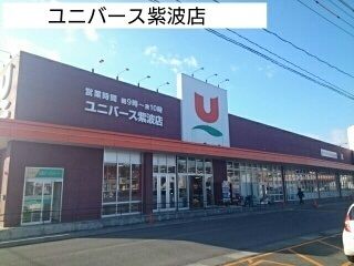 近くのユニバース紫波店まで700m（徒歩9分）