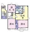 グランディールB （州見台）の間取り画像
