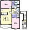 デルソーレBの間取り画像