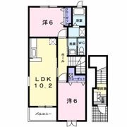 ドルチェⅡ Bの間取り画像